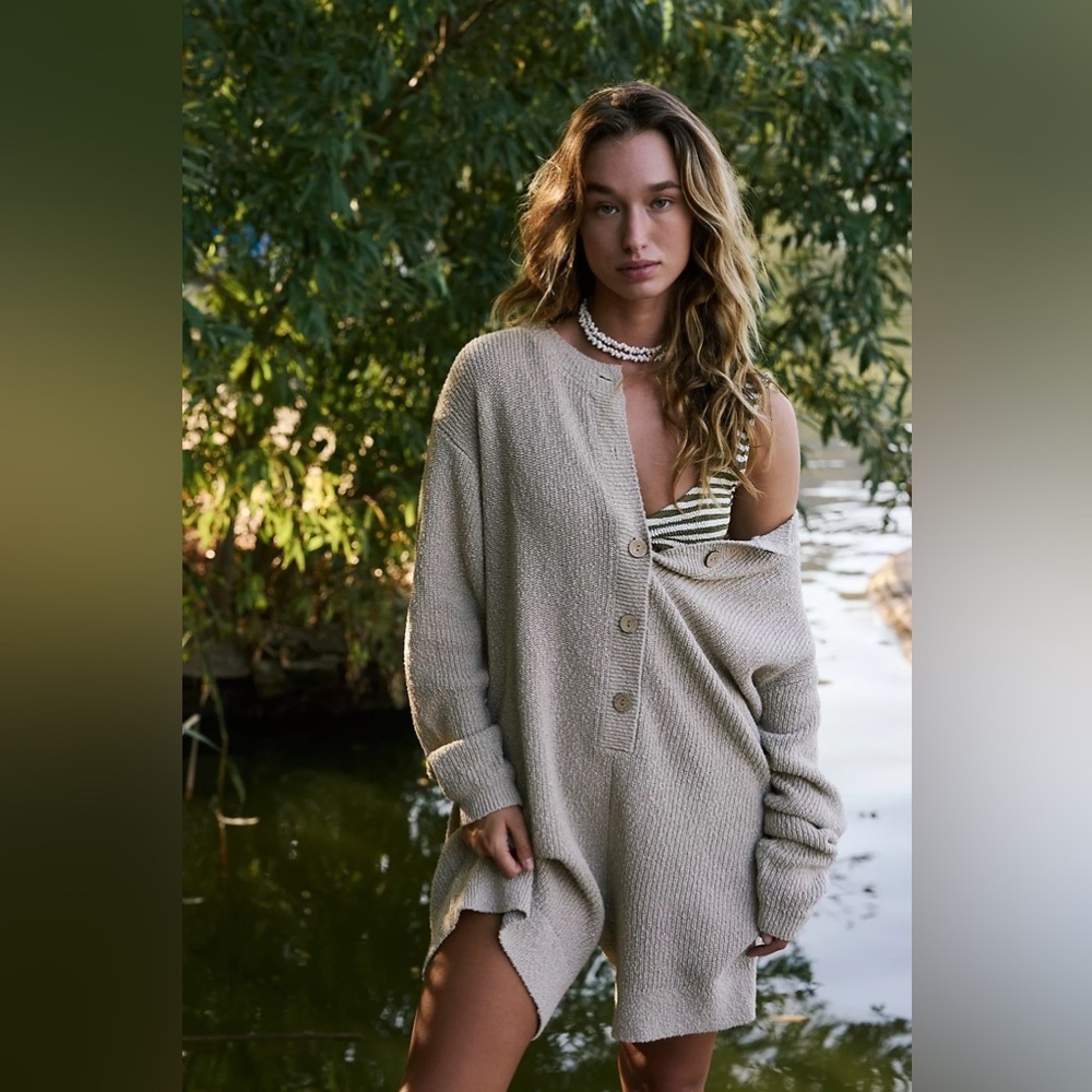 Free people Beau Sweater Playsuit